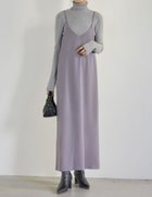 【リエディ/Re:EDIT】のジョーゼットポンチロングキャミワンピース ラベンダー|ID: prp329100004690376 ipo3291000000034928883