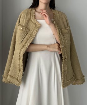 【ジュノア/JUNOAH】のLouere ウエストシェイプラメツイードジャケット 人気、トレンドファッション・服の通販 founy(ファニー) ファッション Fashion レディースファッション Fashion for Women アウター Coat / Outerwear Collection レディースジャケット・軽アウター Jackets |ID:prp329100004690382