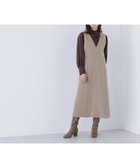 【ナチュラル ビューティー ベーシック/NATURAL BEAUTY BASIC】の圧縮ジャージーシリーズ ジャンパースカート 人気、トレンドファッション・服の通販 founy(ファニー) ファッション Fashion レディースファッション Fashion for Women スカート Skirts インナー Innerwear ストレッチ Stretch, Stretchy Fabric フレア Flare, Flared ポケット Pocket, Pocket Detail A/W・秋冬 Autumn/Winter thumbnail ベージュ|ID: prp329100004690392 ipo3291000000033872758