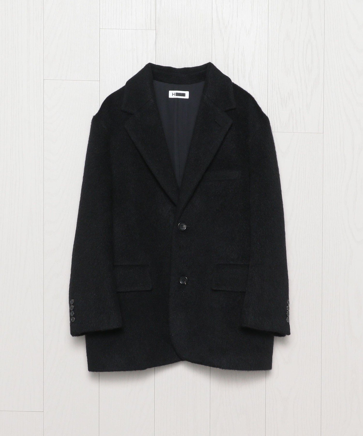 【ユナイテッドアローズ/UNITED ARROWS】のH モヘヤウールシャギー ビッグジャケット インテリア・キッズ・メンズ・レディースファッション・服の通販 founy(ファニー) 　ファッション　Fashion　レディースファッション　Fashion for Women　アウター　Coat / Outerwear Collection　レディースジャケット・軽アウター　Jackets　ウォーム　Warm Fabric　ショート　Short, Short Length　ジャケット　Jacket, Outerwear　ビッグ　Big, Oversized　ボトム　Bottoms, Lower Wear　エレガント 上品　Elegant　定番　Standard, Basic Item　BLACK|ID: prp329100004690394 ipo3291000000033872764
