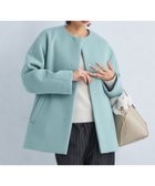 【ユナイテッドアローズ/UNITED ARROWS】のSENTDALE WOOL セントデールウール ノーカラー ミドル コート LIME|ID: prp329100004690397 ipo3291000000034416757