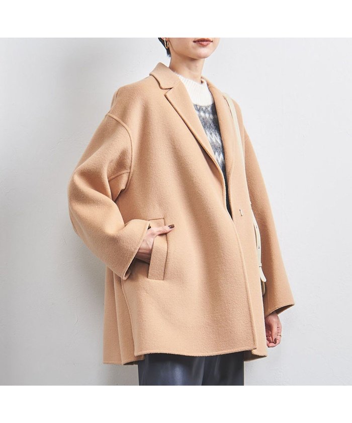 【ユナイテッドアローズ/UNITED ARROWS】のリバー テーラード ミドルコート インテリア・キッズ・メンズ・レディースファッション・服の通販 founy(ファニー) https://founy.com/ ファッション Fashion レディースファッション Fashion for Women アウター Coat / Outerwear Collection コート・ロングコート・ピーコート Long Coats, Peacoats & More インナー Innerwear シンプル Simple, Minimal テーラード Tailored, Tailored Fit バランス Balance, Style Balance ミドル Middle Length, Mid Height リバーシブル Reversible, Two-Sided リラックス Relax, Relaxed Fit エレガント 上品 Elegant |ID: prp329100004690408 ipo3291000000033872823