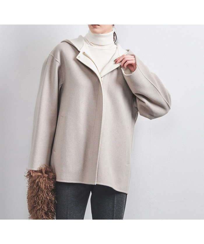 【ユナイテッドアローズ/UNITED ARROWS】のメルトン リバー フード コート インテリア・キッズ・メンズ・レディースファッション・服の通販 founy(ファニー) https://founy.com/ ファッション Fashion レディースファッション Fashion for Women アウター Coat / Outerwear Collection コート・ロングコート・ピーコート Long Coats, Peacoats & More おすすめ Recommended / Our Picks シンプル Simple, Minimal バランス Balance, Style Balance フロント Front, Front Design ミドル Middle Length, Mid Height メタル Metal, Metal Parts メルトン Melton, Heavy Wool リバーシブル Reversible, Two-Sided ロング Long, Long-Length |ID: prp329100004690411 ipo3291000000033872837
