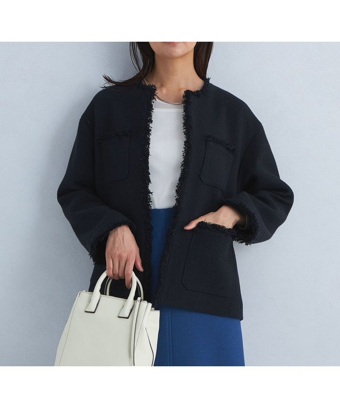 【ユナイテッドアローズ/UNITED ARROWS】のsize SHORTあり ミックスツイードライク ポケット ノーカラー ジャケット インテリア・キッズ・メンズ・レディースファッション・服の通販 founy(ファニー) https://founy.com/ ファッション Fashion レディースファッション Fashion for Women アウター Coat / Outerwear Collection レディースジャケット・軽アウター Jackets ノーカラージャケット / シンプル上品コーデ Collarless Jackets インナー Innerwear オケージョン Occasion Wear カットソー Cut and Sewn Top ジャケット Jacket, Outerwear ダウン Down, Puffer フォーマル Formal, Dressy フリンジ Fringe, Tassel フロント Front, Front Design ポケット Pocket, Pocket Detail ワイド Wide, Wide Fit アウトレット Outlet / Clearance おすすめ Recommended / Our Picks セレモニー Ceremony 入学式 Entrance Ceremony 卒業式 Graduation Ceremony ビジネス 仕事 通勤 Business / Work / Commuting |ID: prp329100004690416 ipo3291000000034500485