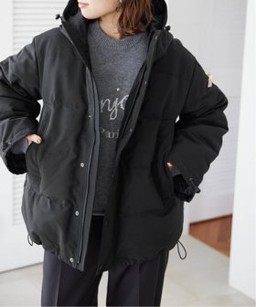 【スローブ イエナ/SLOBE IENA】のDANTON/ダントン POLYESTER DOWN DT-A0008 人気、トレンドファッション・服の通販 founy(ファニー) ファッション Fashion レディースファッション Fashion for Women ショート Short, Short Length ダウン Down, Puffer ドローコード Drawcord, Drawstring Cord ブルゾン Blouson, Bomber Jacket |ID:prp329100004690442