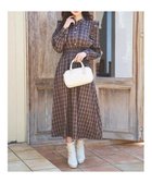 【ルディックパーク/LUDIC PARK】のピンタックフリルワンピース(無地・チェック柄) 人気、トレンドファッション・服の通販 founy(ファニー) ファッション Fashion レディースファッション Fashion for Women ワンピース Dresses おすすめ Recommended / Our Picks アクセサリー Fashion Accessories カーディガン Cardigan, Knitwear クラシカル Classical, Vintage-Inspired シャーリング Shirring, Ruched ショート Short, Short Length ジャケット Jacket, Outerwear チェック Check, Plaid, Tartan フェミニン Feminine, Girly フリル Frill, Ruffle ポケット Pocket, Pocket Detail ロング Long, Long-Length 無地 Plain, Solid Color thumbnail A柄|ID: prp329100004690445 ipo3291000000033872988