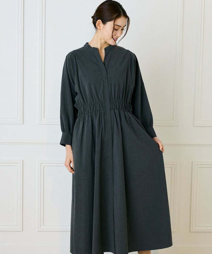 【イネド/INED】のバンドカラーワンピース インテリア・キッズ・メンズ・レディースファッション・服の通販 founy(ファニー) https://founy.com/ ファッション Fashion レディースファッション Fashion for Women ワンピース Dresses インナー Innerwear カーディガン Cardigan, Knitwear ギャザー Gathered, Ruffled コンパクト Compact, Small Size シューズ Shoes, Footwear ストレッチ Stretch, Stretchy Fabric スニーカー Sneakers, Trainers スマート Smart, Elegant タートル Turtleneck, Turtle Collar ポケット Pocket, Pocket Detail ロング Long, Long-Length おすすめ Recommended / Our Picks |ID: prp329100004690472 ipo3291000000033990232