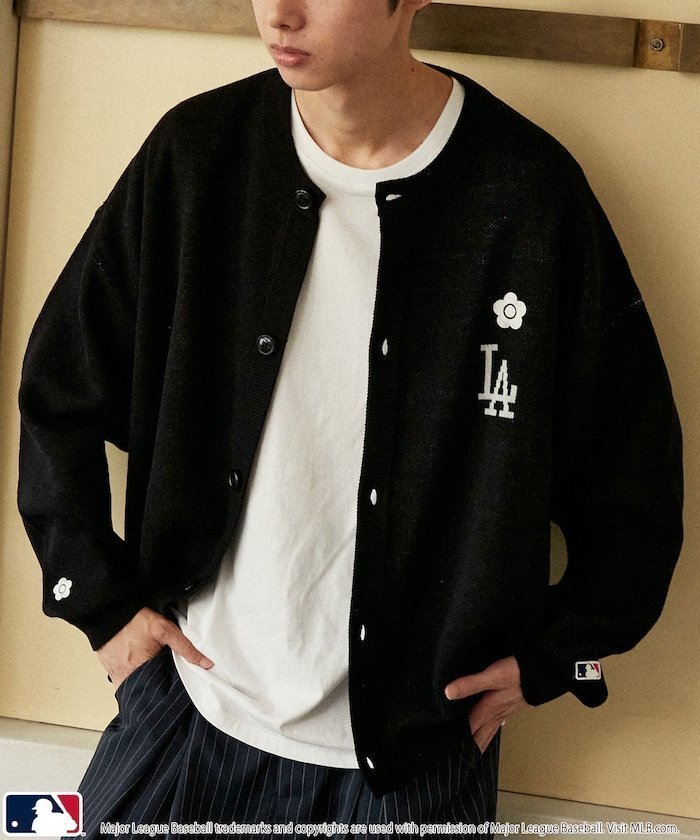 【フリークスストア/FREAK'S STORE】のMLB×MARY QUANT CREWNECK KNIT CARDIGAN/刺繍ロゴクルーネックニットカーディガン 25AW 人気、トレンドファッション・服の通販 founy(ファニー) ファッション Fashion レディースファッション Fashion for Women トップス・カットソー Cut & Sew Tops ニット Knit Tops & Sweaters カーディガン・羽織り Layered Style Cardigans コレクション Collection, Seasonal Line スペシャル Special, Limited Edition トレンド Trend, Trending Now バランス Balance, Style Balance ミニスカート Mini Skirt, Short Skirt モチーフ Motif, Design Theme リアル Real, Realistic ロンドン London Style, British Inspired A/W・秋冬 Autumn/Winter 冬 Winter / This Winter エレガント 上品 Elegant 2025年 2025 2025-2026秋冬・A/W Autumn/Winter 2025–26 AW25–26 other-1|ID: prp329100004690474 ipo3291000000034823351