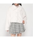 【イング/INGNI】のINGNI/ビジュ釦ステンカラーエコファーBL アイボリー|ID: prp329100004690483 ipo3291000000033873182