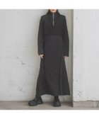 【ジーナシス/JEANASiS】のハーフZIPリメイクウラケワンピース ブラック系その他|ID: prp329100004690486 ipo3291000000033873211