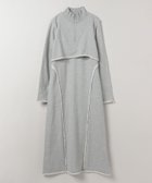 【ジーナシス/JEANASiS】のハーフZIPリメイクウラケワンピース グレー系その他|ID: prp329100004690486 ipo3291000000033873213