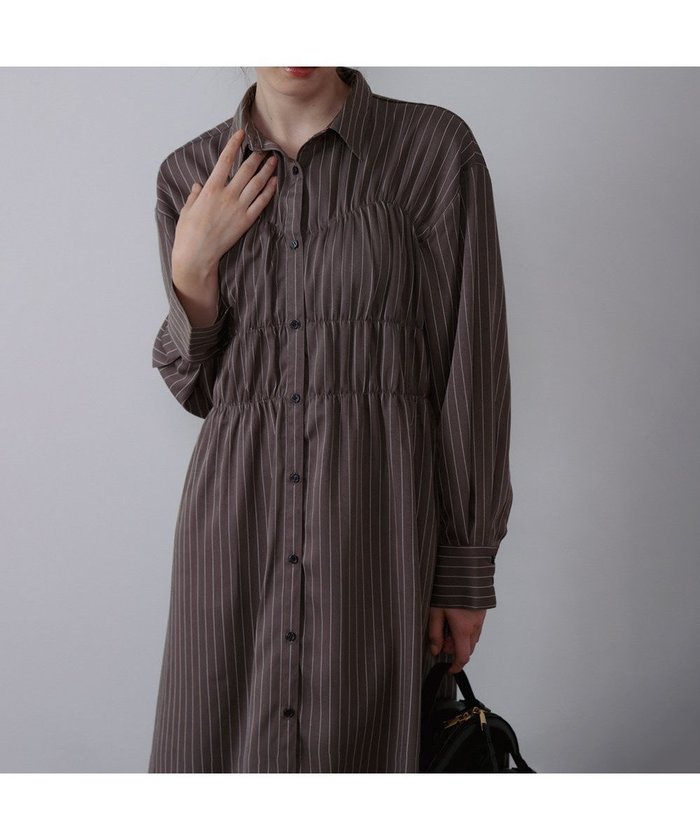 【バブ ブージュルード/Bab Bou Jeloud】の【低身長~高身長向けサイズあり】ストライプビスチェ風シャツワンピース インテリア・キッズ・メンズ・レディースファッション・服の通販 founy(ファニー) https://founy.com/ ファッション Fashion レディースファッション Fashion for Women ワンピース Dresses シャツワンピース / 1枚で着映えコーデ Shirt Dresses シャーリング Shirring, Ruched ショート Short, Short Length シンプル Simple, Minimal スニーカー Sneakers, Trainers スマート Smart, Elegant デニム Denim, Jeans Material トレンド Trend, Trending Now 人気 Popular, Best Seller バランス Balance, Style Balance ビスチェ Bustier, Corset Top レギンス Leggings, Stretch Pants A/W・秋冬 Autumn/Winter 再入荷 Restock / Back in Stock おすすめ Recommended / Our Picks 夏 Summer |ID: prp329100004690514 ipo3291000000034570063