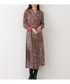 【ピンキーアンドダイアン/Pinky&Dianne】のフローラルスカーフプリントワンピース 人気、トレンドファッション・服の通販 founy(ファニー) ファッション Fashion レディースファッション Fashion for Women ワンピース Dresses アンティーク Antique-Inspired カフス Cuff Design クラシカル Classical, Vintage-Inspired スカーフ Scarf, Neckwear ストレッチ Stretch, Stretchy Fabric スリット Slit, Slit Detail ドレープ Drape, Draping Fabric パターン Pattern, Design Print フレア Flare, Flared プリント Print, Printed Pattern プリーツ Pleats, Pleated ポケット Pocket, Pocket Detail ラップ Wrap, Wrap Design エレガント 上品 Elegant thumbnail バーントアンバー7|ID: prp329100004690524 ipo3291000000033873399