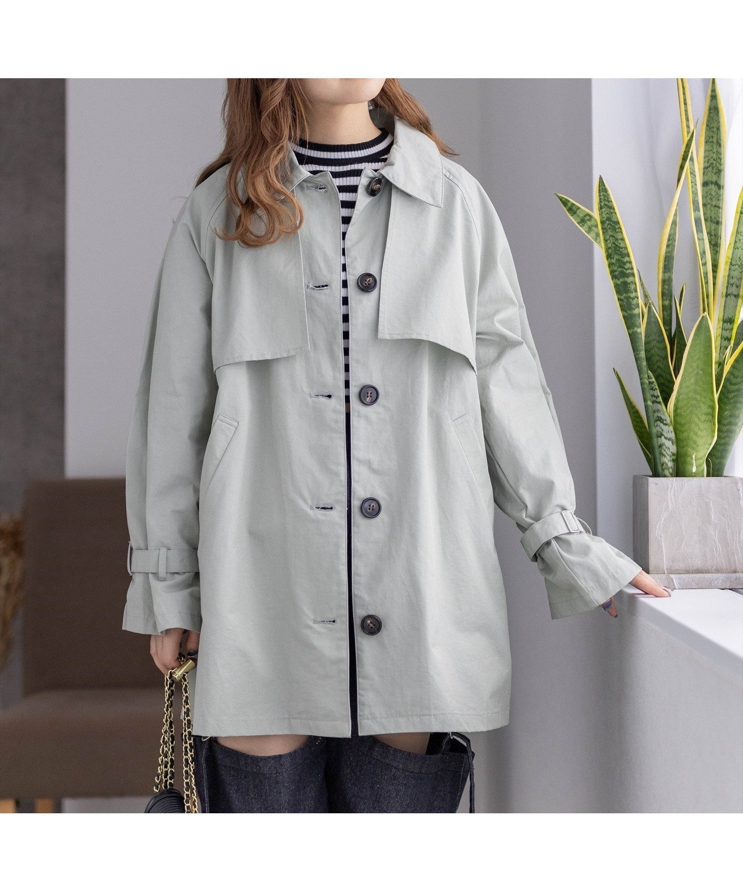 【クリア/clear】のAラインミドル丈トレンチジャケット 人気、トレンドファッション・服の通販 founy(ファニー) 　ファッション　Fashion　レディースファッション　Fashion for Women　アウター　Coat / Outerwear Collection　レディースジャケット・軽アウター　Jackets　ガーリー　Girly, Feminine Style　ジャケット　Jacket, Outerwear　トレンチ　Trench, Trench Coat　ミドル　Middle Length, Mid Height　ロング　Long, Long-Length　 other-1|ID: prp329100004690535 ipo3291000000033905574