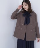 【ナチュラル ビューティー ベーシック/NATURAL BEAUTY BASIC】のCLASSY.12月号 お仕事名品Award 2025 「ジャケット賞」ダブルブレストボクシージャケットII ブラウンミックス2|ID: prp329100004690558 ipo3291000000034224290