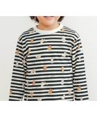 【ベベ オンライン ストア/BEBE ONLINE STORE / KIDS】の【スララク/防汚加工/オーガニックコットン】わくわく男の子長袖Tシャツ(80~130cm) 人気、トレンドファッション・服の通販 founy(ファニー) ファッション Fashion キッズファッション Fashion for Kids アニマル Animal Print アンダー Underwear Essentials スポーツ Sports, Activewear 人気 Popular, Best Seller 長袖 Long Sleeve, Full Sleeve フレンチ French, French Style フロント Front, Front Design プリント Print, Printed Pattern ボーダー Border, Stripe ポケット Pocket, Pocket Detail モチーフ Motif, Design Theme A/W・秋冬 Autumn/Winter 犬 Dog エレガント 上品 Elegant 2025年 2025 2025-2026秋冬・A/W Autumn/Winter 2025–26 AW25–26 thumbnail ブラックボーダー×犬とくま総柄|ID: prp329100004690582 ipo3291000000034045203