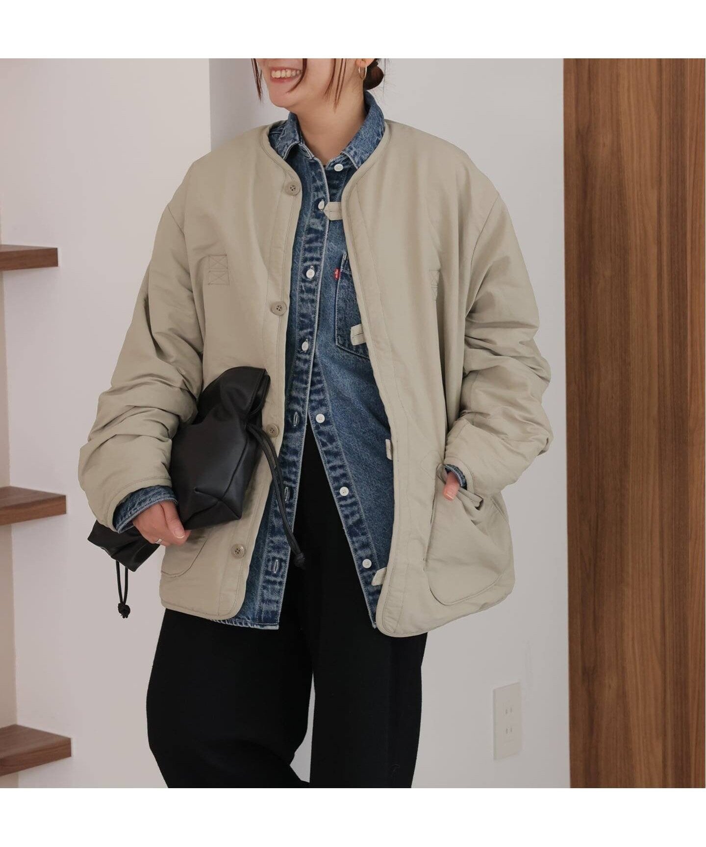 【ジャーナルスタンダード/JOURNAL STANDARD】の別注【ARMY TWILL/アーミーツイル】Cotton Nylon Reversible インテリア・キッズ・メンズ・レディースファッション・服の通販 founy(ファニー) 　ファッション　Fashion　レディースファッション　Fashion for Women　2025年　2025　2025-2026秋冬・A/W　Autumn/Winter 2025–26 AW25–26　別注　Limited Edition, Custom Order　ベージュ|ID: prp329100004690664 ipo3291000000033874226