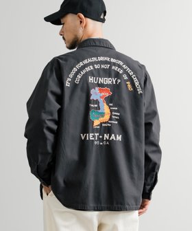 【ロッキーモンロー/Rocky Monroe】のKRIFF MAYER スーベニア刺繍ミリタリーシャツ 人気、トレンドファッション・服の通販 founy(ファニー) ファッション Fashion レディースファッション Fashion for Women トップス・カットソー Cut & Sew Tops シャツ・ブラウス・オフィスカジュアル Elegant Blouses & Button-Ups アメリカン American Style ヴィンテージ Vintage Style カットソー Cut and Sewn Top サテン Satin, Glossy Fabric トレンド Trend, Trending Now フォルム Silhouette, Form プリント Print, Printed Pattern ベーシック Basic, Essential ポケット Pocket, Pocket Detail ミックス Mix, Mixed Style ミリタリー Military, Army Style メンズ Men's, Menswear ユーズド Used, Vintage-Look ロング Long, Long-Length 再入荷 Restock / Back in Stock おすすめ Recommended / Our Picks |ID:prp329100004690709