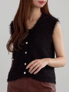 【テチチ/Te chichi】の金釦ポケットシャギーニットベスト 人気、トレンドファッション・服の通販 founy(ファニー) ファッション Fashion レディースファッション Fashion for Women アウター Coat / Outerwear Collection トップス・カットソー Cut & Sew Tops ニット Knit Tops & Sweaters ベスト&ジレ / 重ね着スタイル Vests & Gilets インナー Innerwear キャミソール Camisole, Spaghetti Strap Top シンプル Simple, Minimal タートル Turtleneck, Turtle Collar フロント Front, Front Design ベスト Vest, Waistcoat 冬 Winter / This Winter 秋 Autumn thumbnail ブラック|ID: prp329100004690712 ipo3291000000033874474