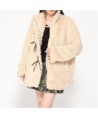 【イング/INGNI】のINGNI/リボン取り外しスタンドボアブルゾン ベージュ|ID: prp329100004690724 ipo3291000000033874522
