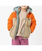 【エフオー オンラインストア/F.O.Online Store / KIDS】の中綿ボアリバーシブルブルゾン 人気、トレンドファッション・服の通販 founy(ファニー) ファッション Fashion キッズファッション Fashion for Kids シンプル Simple, Minimal タフタ Taffeta, Structured Fabric 切替 Switching, Contrast Panel 無地 Plain, Solid Color 防寒 Cold Protection, Winter-Ready thumbnail オレンジ|ID: prp329100004690725 ipo3291000000034304194