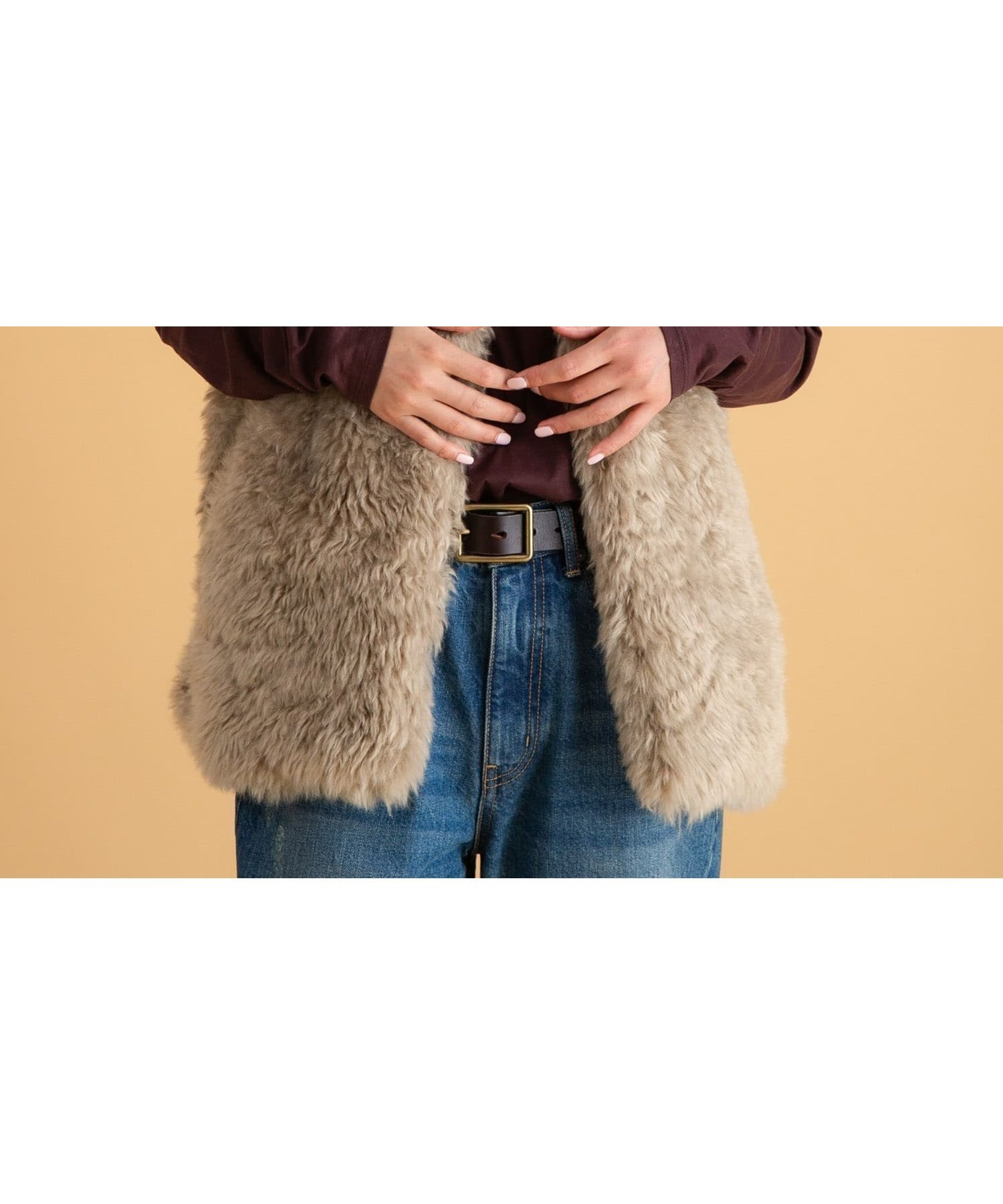 【サニーレーベル/Sonny Label / URBAN RESEARCH】のカーリーフェイクファーベスト インテリア・キッズ・メンズ・レディースファッション・服の通販 founy(ファニー) 　ファッション　Fashion　レディースファッション　Fashion for Women　アウター　Coat / Outerwear Collection　トップス・カットソー　Cut & Sew Tops　ベスト&ジレ / 重ね着スタイル　Vests & Gilets　2025年　2025　2025-2026秋冬・A/W　Autumn/Winter 2025–26 AW25–26　冬　Winter / This Winter　おすすめ　Recommended / Our Picks　ベスト　Vest, Waistcoat　A/W・秋冬　Autumn/Winter　ベージュ|ID: prp329100004690756 ipo3291000000033874662