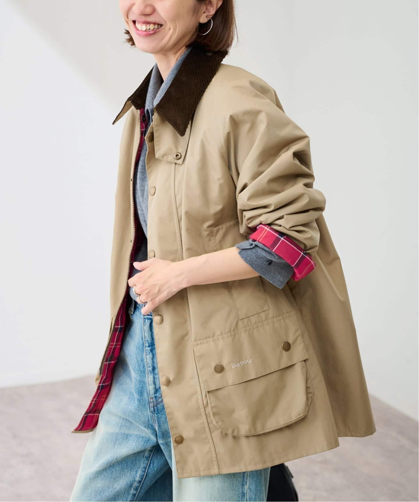 【フレームワーク/FRAMeWORK】のBARBOUR 別注BEAUFORTジャケット インテリア・キッズ・メンズ・レディースファッション・服の通販 founy(ファニー) 　ファッション　Fashion　レディースファッション　Fashion for Women　アウター　Coat / Outerwear Collection　レディースジャケット・軽アウター　Jackets　アウトドア　Outdoor Clothing　クラシック　Classic, Timeless Style　ジャケット　Jacket, Outerwear　チェック　Check, Plaid, Tartan　トレンド　Trend, Trending Now　定番　Standard, Basic Item　人気　Popular, Best Seller　別注　Limited Edition, Custom Order　おすすめ　Recommended / Our Picks　エレガント 上品　Elegant　ベージュ|ID: prp329100004690805 ipo3291000000033874851