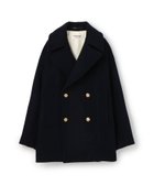【トゥモローランド/TOMORROWLAND】のメルトンビーバー Pコート 人気、トレンドファッション・服の通販 founy(ファニー) ファッション Fashion レディースファッション Fashion for Women アウター Coat / Outerwear Collection コート・ロングコート・ピーコート Long Coats, Peacoats & More Pコート Pea Coats メルトン Melton, Heavy Wool リラックス Relax, Relaxed Fit thumbnail 69 ネイビー|ID: prp329100004690845 ipo3291000000034658100