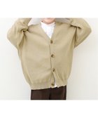 【デビロック/devirock / KIDS】の綿100% 洗える ビッグシルエット コットンニットカーディガン トップス 25AW ベージュ|ID: prp329100004690902 ipo3291000000034053765