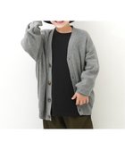 【デビロック/devirock / KIDS】の綿100% 洗える ビッグシルエット コットンニットカーディガン トップス 25AW 杢グレー|ID: prp329100004690902 ipo3291000000034053770