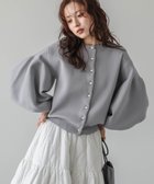 【ラジュール/Lajour】の2wayパールニットカーディガン ライトグレー|ID: prp329100004690925 ipo3291000000034003345