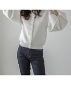 【ラジュール/Lajour】の2wayパールニットカーディガン 人気、トレンドファッション・服の通販 founy(ファニー) ファッション Fashion レディースファッション Fashion for Women トップス・カットソー Cut & Sew Tops ニット Knit Tops & Sweaters カーディガン・羽織り Layered Style Cardigans カーディガン Cardigan, Knitwear スリーブ Sleeve, Long Sleeve / Short Sleeve バルーン Balloon, Balloon Silhouette パール Pearl, Pearl Accent フェミニン Feminine, Girly 羽織 Haori, Light Jacket thumbnail ホワイト|ID: prp329100004690925 ipo3291000000035037692