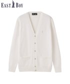 【イーストボーイ/EASTBOY】のカーディガン 綿*裏暖プレーティング 7G バニラ女神 制服 高校 スクール 人気、トレンドファッション・服の通販 founy(ファニー) ファッション Fashion レディースファッション Fashion for Women トップス・カットソー Cut & Sew Tops カーディガン・羽織り Layered Style Cardigans 秋 Autumn カーディガン Cardigan, Knitwear タンブラー Tumbler, Travel Mug 長袖 Long Sleeve, Full Sleeve ポケット Pocket, Pocket Detail おすすめ Recommended / Our Picks thumbnail オフホワイト|ID: prp329100004691023 ipo3291000000033889453