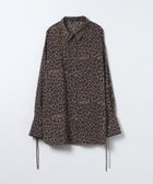 【ジーナシス/JEANASiS】の2WAYカフスシルキーシャツ 人気、トレンドファッション・服の通販 founy(ファニー) ファッション Fashion レディースファッション Fashion for Women トップス・カットソー Cut & Sew Tops シャツ・ブラウス・オフィスカジュアル Elegant Blouses & Button-Ups カフス Cuff Design シンプル Simple, Minimal スウェット / スエット Sweatshirt, Sweatwear デニム Denim, Jeans Material リボン Ribbon, Bow ルーズ Loose, Oversized thumbnail レオパード|ID: prp329100004691058 ipo3291000000033876148