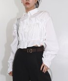 【アンドミー/andme】の無地 ストライプ ショート丈 フリル シャツ ブラウス Freesia フリージア 人気、トレンドファッション・服の通販 founy(ファニー) ファッション Fashion レディースファッション Fashion for Women トップス・カットソー Cut & Sew Tops シャツ・ブラウス・オフィスカジュアル Elegant Blouses & Button-Ups おすすめ Recommended / Our Picks シャーリング Shirring, Ruched ショート Short, Short Length ストライプ Stripe, Striped Pattern スリーブ Sleeve, Long Sleeve / Short Sleeve ビスチェ Bustier, Corset Top フリル Frill, Ruffle 無地 Plain, Solid Color 長袖 Long Sleeve, Full Sleeve thumbnail オフホワイト|ID: prp329100004691071 ipo3291000000033876209