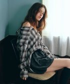 【ヘザー/Heather】の【着回し力も肌見せも,着方次第で女っぽく】マルチWAYBIGチェックシャツ 人気、トレンドファッション・服の通販 founy(ファニー) ファッション Fashion レディースファッション Fashion for Women トップス・カットソー Cut & Sew Tops シャツ・ブラウス・オフィスカジュアル Elegant Blouses & Button-Ups おすすめ Recommended / Our Picks キャミソール Camisole, Spaghetti Strap Top チェック Check, Plaid, Tartan トレンド Trend, Trending Now ラップ Wrap, Wrap Design 今季 This Season, Current Season 羽織 Haori, Light Jacket thumbnail ブラウン系|ID: prp329100004691183 ipo3291000000033876802