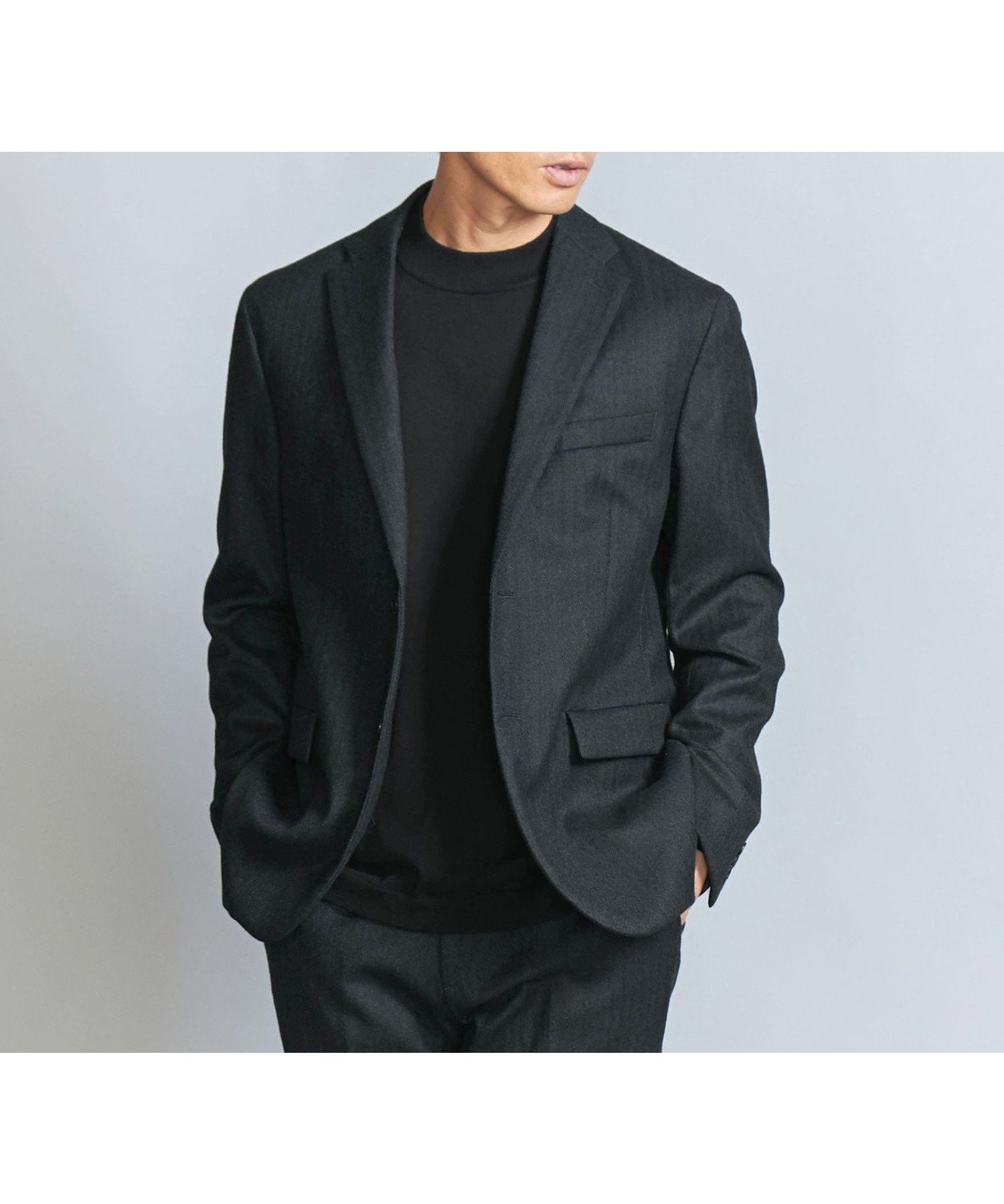 【ユナイテッドアローズ/UNITED ARROWS / MEN】のサキソニー 2B ジャケット -ストレッチ セットアップ対応- インテリア・キッズ・メンズ・レディースファッション・服の通販 founy(ファニー) 　ファッション　Fashion　メンズファッション　Fashion for Men　セットアップ　Matching Sets　ジャケット　Jacket, Outerwear　スタイリッシュ　Stylish, Fashionable　ストレッチ　Stretch, Stretchy Fabric　スマート　Smart, Elegant　セットアップ　Set-Up, Coordinated Outfit　別注　Limited Edition, Custom Order　アウトレット　Outlet / Clearance　おすすめ　Recommended / Our Picks　エレガント 上品　Elegant　ビジネス 仕事 通勤　Business / Work / Commuting　DK.GREEN|ID: prp329100004691198 ipo3291000000034101859
