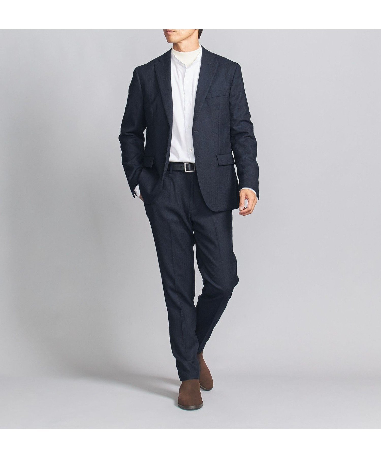 【ユナイテッドアローズ/UNITED ARROWS / MEN】のサキソニー 2B ジャケット -ストレッチ セットアップ対応- インテリア・キッズ・メンズ・レディースファッション・服の通販 founy(ファニー) 　ファッション　Fashion　メンズファッション　Fashion for Men　セットアップ　Matching Sets　ジャケット　Jacket, Outerwear　スタイリッシュ　Stylish, Fashionable　ストレッチ　Stretch, Stretchy Fabric　スマート　Smart, Elegant　セットアップ　Set-Up, Coordinated Outfit　別注　Limited Edition, Custom Order　アウトレット　Outlet / Clearance　おすすめ　Recommended / Our Picks　エレガント 上品　Elegant　ビジネス 仕事 通勤　Business / Work / Commuting　NAVY|ID: prp329100004691198 ipo3291000000034101861