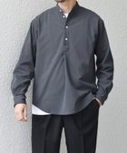 【シップス/SHIPS / MEN】のSHIPS any SORONA ストレッチ ジャージー バンドスキッパー プルオーバー シャツ 人気、トレンドファッション・服の通販 founy(ファニー) ファッション Fashion メンズファッション Fashion for Men トップス・カットソー Cut & Sew Tops メンズシャツ Shirts インナー Innerwear スキッパー Skipper, Open Collar ストレッチ Stretch, Stretchy Fabric フロント Front, Front Design リラックス Relax, Relaxed Fit thumbnail ダークグレー|ID: prp329100004691249 ipo3291000000033877181
