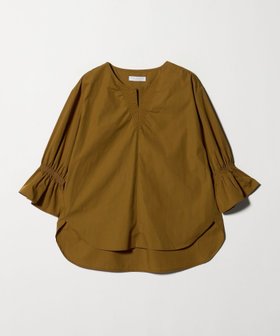 【ユナイテッドアローズ/UNITED ARROWS】のステッチ キーネック キャンディスリーブブラウス A DAY IN THE LIFE 人気、トレンドファッション・服の通販 founy(ファニー) ファッション Fashion レディースファッション Fashion for Women トップス・カットソー Cut & Sew Tops シャツ・ブラウス・オフィスカジュアル Elegant Blouses & Button-Ups シンプル Simple, Minimal スリーブ Sleeve, Long Sleeve / Short Sleeve フェイス Face, Facial Design 人気 Popular, Best Seller 今季 This Season, Current Season 洗える Machine Washable |ID:prp329100004691263