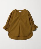 【ユナイテッドアローズ/UNITED ARROWS】のステッチ キーネック キャンディスリーブブラウス A DAY IN THE LIFE 人気、トレンドファッション・服の通販 founy(ファニー) ファッション Fashion レディースファッション Fashion for Women トップス・カットソー Cut & Sew Tops シャツ・ブラウス・オフィスカジュアル Elegant Blouses & Button-Ups シンプル Simple, Minimal スリーブ Sleeve, Long Sleeve / Short Sleeve フェイス Face, Facial Design 人気 Popular, Best Seller 今季 This Season, Current Season 洗える Machine Washable thumbnail MUSTARD|ID: prp329100004691263 ipo3291000000033877237