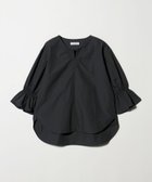 【ユナイテッドアローズ/UNITED ARROWS】のステッチ キーネック キャンディスリーブブラウス A DAY IN THE LIFE 人気、トレンドファッション・服の通販 founy(ファニー) ファッション Fashion レディースファッション Fashion for Women トップス・カットソー Cut & Sew Tops シャツ・ブラウス・オフィスカジュアル Elegant Blouses & Button-Ups シンプル Simple, Minimal スリーブ Sleeve, Long Sleeve / Short Sleeve フェイス Face, Facial Design 人気 Popular, Best Seller 今季 This Season, Current Season 洗える Machine Washable thumbnail DK.GRAY|ID: prp329100004691263 ipo3291000000033877238