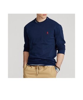 【ラルフローレン/RALPH LAUREN / MEN】のクラシック フィット ジャージー ロングスリーブ Tシャツ 人気、トレンドファッション・服の通販 founy(ファニー) ファッション Fashion メンズファッション Fashion for Men クラシック Classic, Timeless Style スリーブ Sleeve, Long Sleeve / Short Sleeve ファブリック Fabric, Textile フィット Fit, Slim Fit ロング Long, Long-Length 長袖 Long Sleeve, Full Sleeve |ID:prp329100004691300