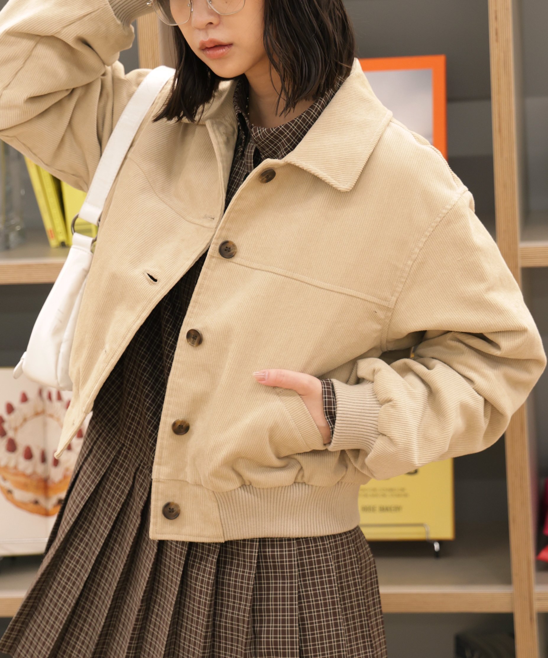 【フリーズマート/FREE'S MART】のコーデュロイ中綿ブルゾン 人気、トレンドファッション・服の通販 founy(ファニー) 　ファッション　Fashion　レディースファッション　Fashion for Women　アウター　Coat / Outerwear Collection　ブルゾンジャケット・スポーティアウター　Blouson Jackets　おすすめ　Recommended / Our Picks　コーデュロイ　Corduroy, Cord Fabric　ブルゾン　Blouson, Bomber Jacket　ロング　Long, Long-Length　 other-1|ID: prp329100004691349 ipo3291000000033877613