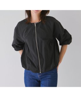 【ジャイロ/JAYRO】のノーカラーバルーンブルゾン 人気、トレンドファッション・服の通販 founy(ファニー) ファッション Fashion レディースファッション Fashion for Women アウター Coat / Outerwear Collection ブルゾンジャケット・スポーティアウター Blouson Jackets 春 Spring 秋 Autumn ギャザー Gathered, Ruffled 軽量 Lightweight, Ultra Light ショルダー Shoulder, Shoulder Strap シルバー Silver, Metallic Silver シンプル Simple, Minimal デニム Denim, Jeans Material トレンド Trend, Trending Now ドロップ Drop Shoulder, Dropped Style バランス Balance, Style Balance バルーン Balloon, Balloon Silhouette ブルゾン Blouson, Bomber Jacket ポケット Pocket, Pocket Detail ミックス Mix, Mixed Style リラックス Relax, Relaxed Fit ワイド Wide, Wide Fit エレガント 上品 Elegant |ID:prp329100004691367