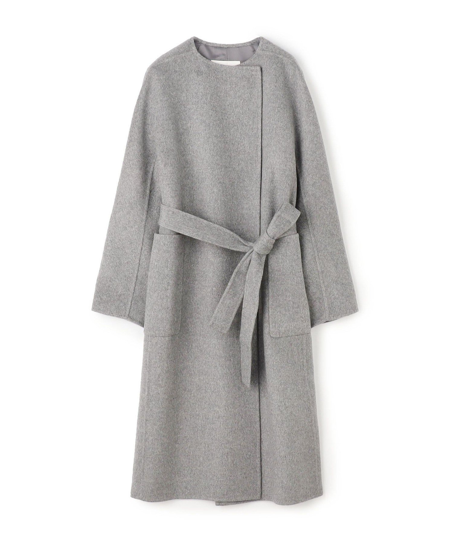 【トゥモローランド/TOMORROWLAND】のプレミアムウールリバー ノーカラーコート インテリア・キッズ・メンズ・レディースファッション・服の通販 founy(ファニー) ファッション Fashion レディースファッション Fashion for Women アウター Coat / Outerwear Collection コート・ロングコート・ピーコート Long Coats, Peacoats & More エレガント 上品 Elegant クラシカル Classical, Vintage-Inspired フロント Front, Front Design おすすめ Recommended / Our Picks 15 グレー|ID: prp329100004691386 ipo3291000000034770122