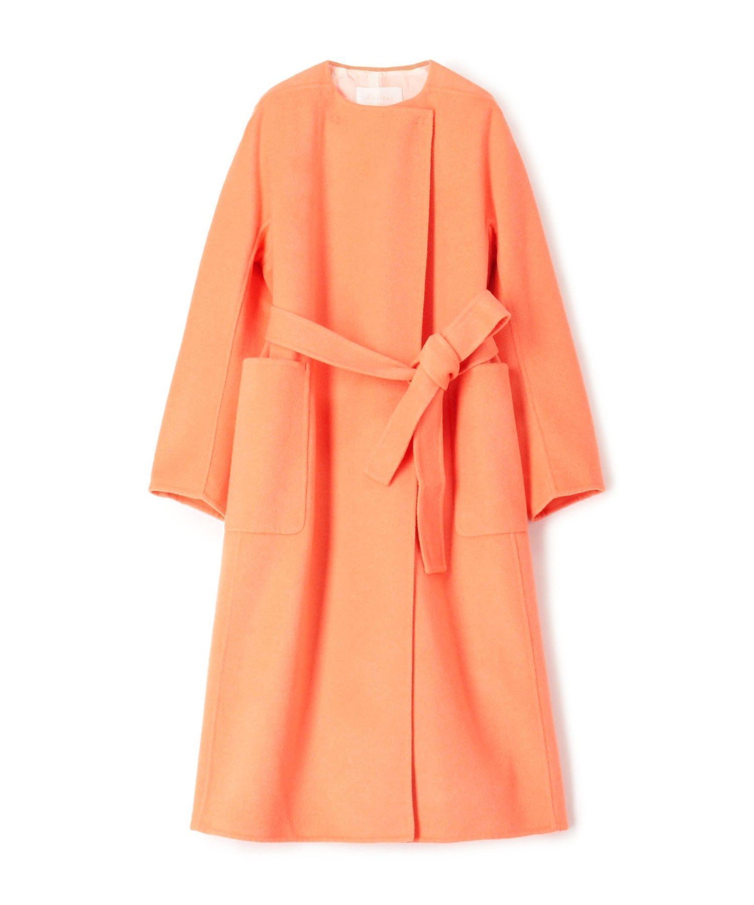 【トゥモローランド/TOMORROWLAND】のプレミアムウールリバー ノーカラーコート インテリア・キッズ・メンズ・レディースファッション・服の通販 founy(ファニー) ファッション Fashion レディースファッション Fashion for Women アウター Coat / Outerwear Collection コート・ロングコート・ピーコート Long Coats, Peacoats & More エレガント 上品 Elegant クラシカル Classical, Vintage-Inspired フロント Front, Front Design おすすめ Recommended / Our Picks 27 オレンジ|ID: prp329100004691386 ipo3291000000034770124