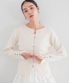【ローリーズファーム/LOWRYS FARM】のコンパクトニットカーディガン アイボリー08|ID:prp329100004691397