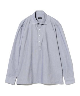 【ビームス/BEAMS / MEN】のコットン マイクロストライプ プルオーバー シャツ 人気、トレンドファッション・服の通販 founy(ファニー) ファッション Fashion メンズファッション Fashion for Men トップス・カットソー Cut & Sew Tops メンズシャツ Shirts ストライプ Stripe, Striped Pattern バランス Balance, Style Balance モダン Modern, Contemporary リラックス Relax, Relaxed Fit エレガント 上品 Elegant |ID:prp329100004691897