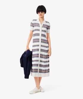 【ラコステ/LACOSTE】のリブニットマルチカラーシャツドレス 人気、トレンドファッション・服の通販 founy(ファニー) ファッション Fashion レディースファッション Fashion for Women トップス・カットソー Cut & Sew Tops ニット Knit Tops & Sweaters シャツ・ブラウス・オフィスカジュアル Elegant Blouses & Button-Ups ワンピース Dresses フォーマル・パーティードレス・結婚式用ドレス Elegant & Casual Dresses ジャカード／ジャガード Jacquard, Woven Pattern ボーダー Border, Stripe ポロシャツ Polo Shirt, Collared Tee リブニット Rib Knit, Ribbed Knit |ID:prp329100004691915